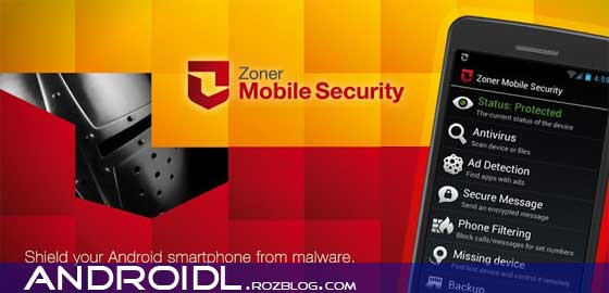 امنیت آندروید با Zoner Mobile Security v1.0.3